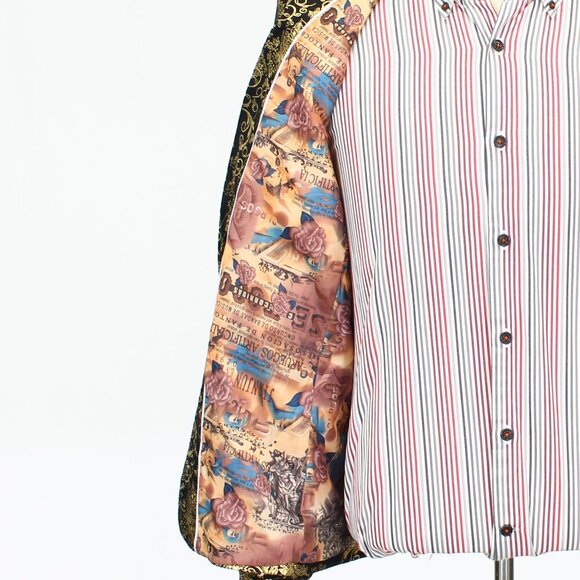 Unique 38S Black Solid 2-Button Sport Coat Blazer Jacket P470 - Picture 9 of 11